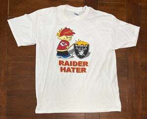 Kansas City Chiefs Raider Hater Calvin Hobbes Graphic T-Shirt Y2K
